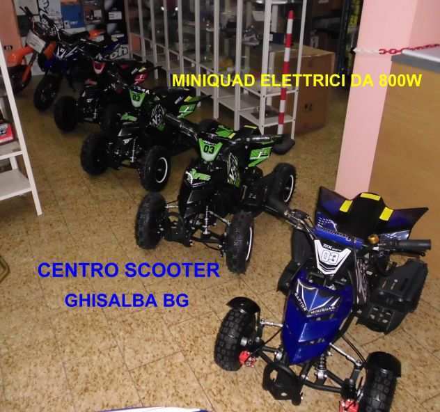 miniquad atv elettrico da 800W