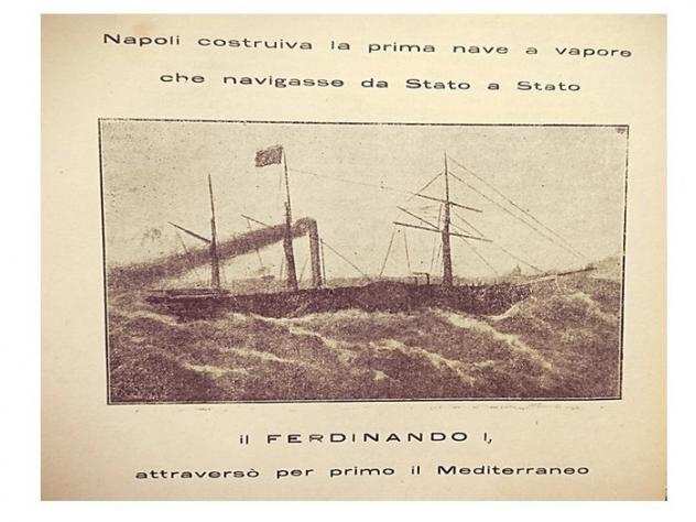 Ministero della Guerra e della Marina, Salzano Achille - Lotto di Opere sulla Marina Borbonica tutte in Prima Edizione - 1834-1924