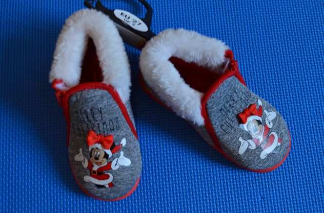 MINNIE DISNEY PANTOFOLE BIMBI INVERNALINATALIZIE N. 27