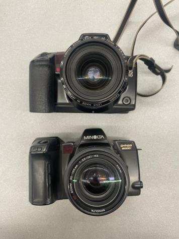 Minolta Dynax 8000  AF 35-105mm  Canon EOS10 AF 28-70mm Fotocamera digitale