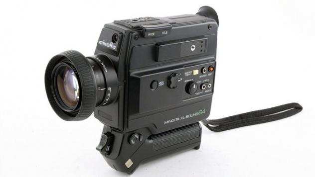 Minolta XL-sound 64 Super 8mm film camera in black XL64 Cinepresa