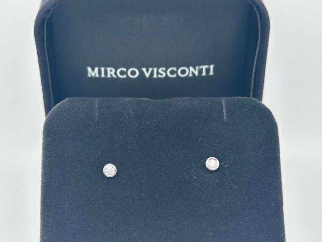 Mirco Visconti - 18 carati Oro bianco - Orecchini - 0.20 ct Diamante