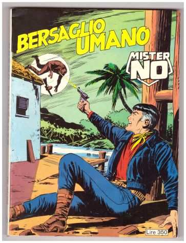 MISTER NO 25 - BERSAGLIO UMANO LIRE 350 BONELLI