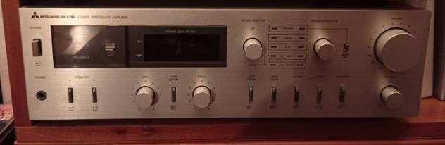 Mitsubishi - DA-U780 Solid state integrated amplifier, DA-F641S Tuner - Set Hi-Fi