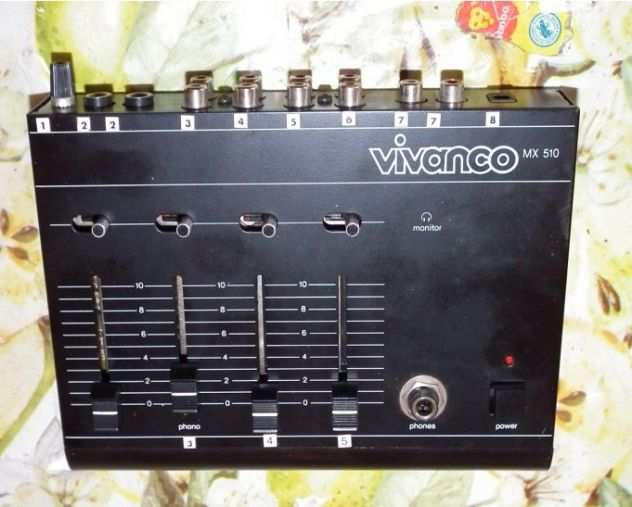 Mixer 4-kanal-audio-mischpult MX510