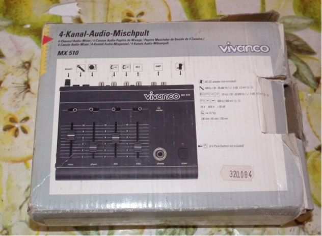 Mixer 4-kanal-audio-mischpult MX510