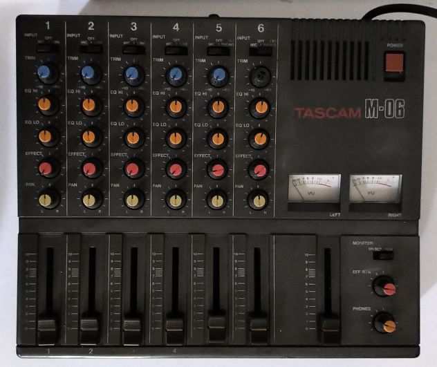 Mixer analogico vintage TASCAM M-06