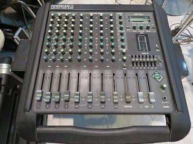 Mixer Audio LEM POWER CASE 12 canali amplificato 150  150 watt