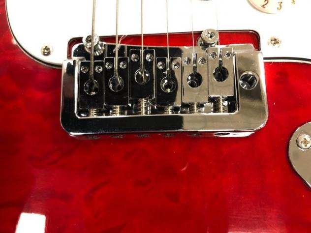 M.J.DOUGLAS - Mjst7223 Transparent Dark Red - - Chitarra elettrica