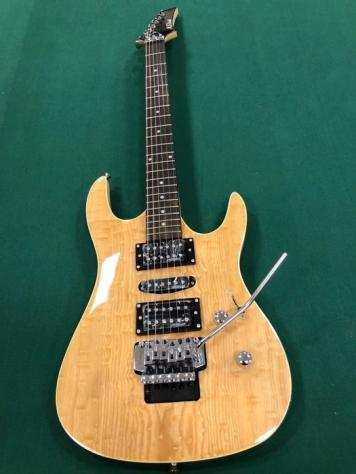 M.J.DOUGLAS - Sjs 230 Custom pu Wilkinson Natural  T-REX - Tonebug Distortion - Chitarra elettrica