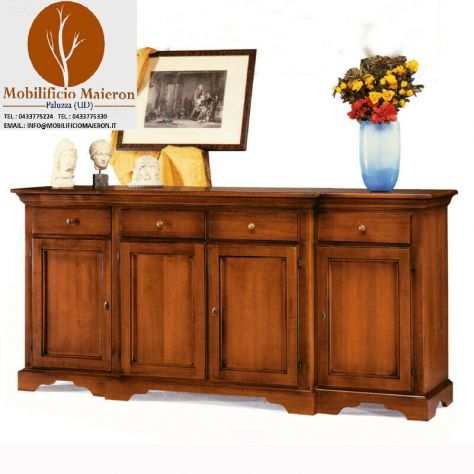 Mobili Classici Credenza Palermo 2 Ante 2 Cassetti Nuova cod 974