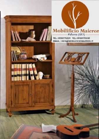 Mobili In Legno Classici Libreria Stlie Arte Povera cod 889 Nuova Affare