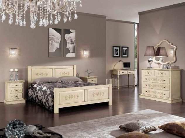 Mobili Shabby DecoratiCamera da letto legno massello cod 009