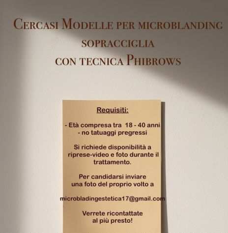 Modelle per microblading
