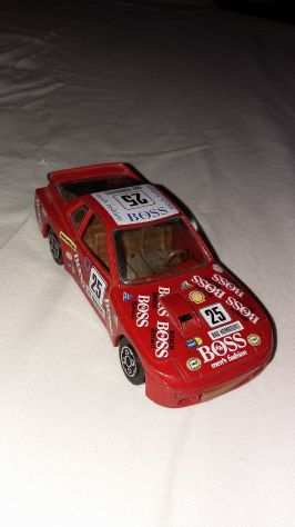 Modellino Bburago Porsche 924 Turbo Rally Boss n.25 rossa  macchinina omaggio
