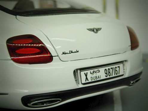 Modellino Bentley Continental GT 118 Dubai unica