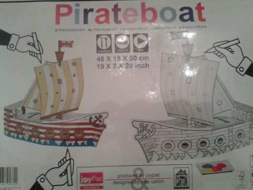 MODELLINO CARTACARTONE PIRATE BOAT JOY PAC