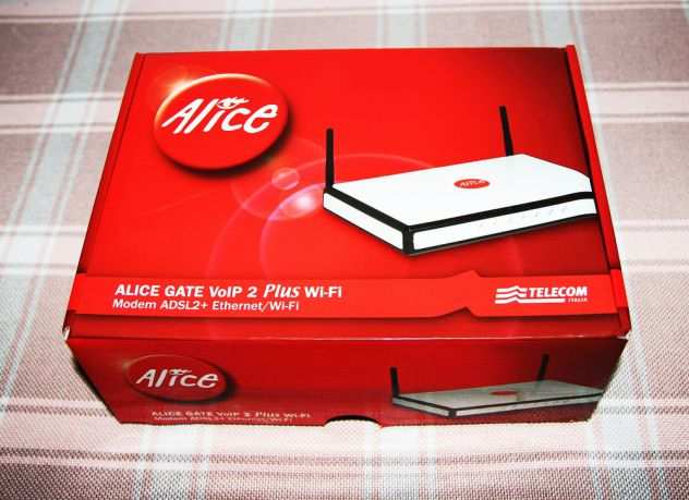 Modem Alice Gate Voip 2 Plus Wi-Fi (2 FILTRI ADSL)
