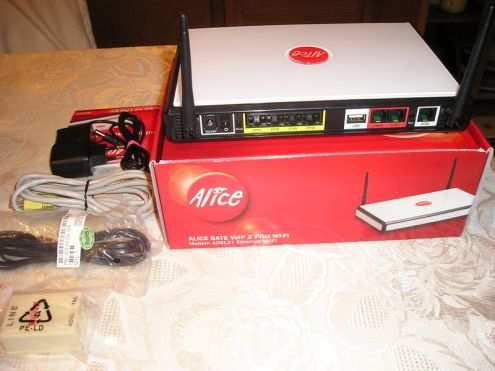 Modem Alice Wi-Fi