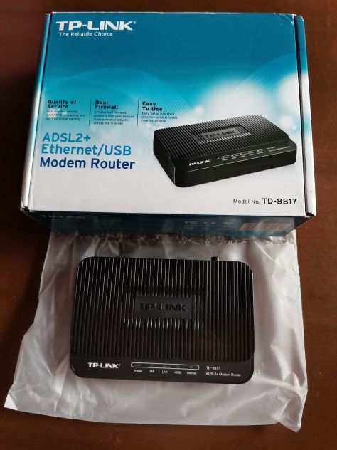 MODEM ROUTER ADSL2 TP-LINK TD 8817