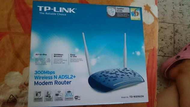 Modem Router ADSL2 Wireless N 300Mbps TD-W8960N