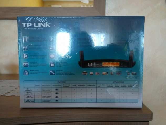 Modem Router TP-LINK AC750 Archer D20 Wireless Dual Band ADSL2