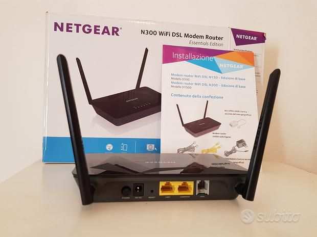 ModemRouter ADSL2 Netgear D1500