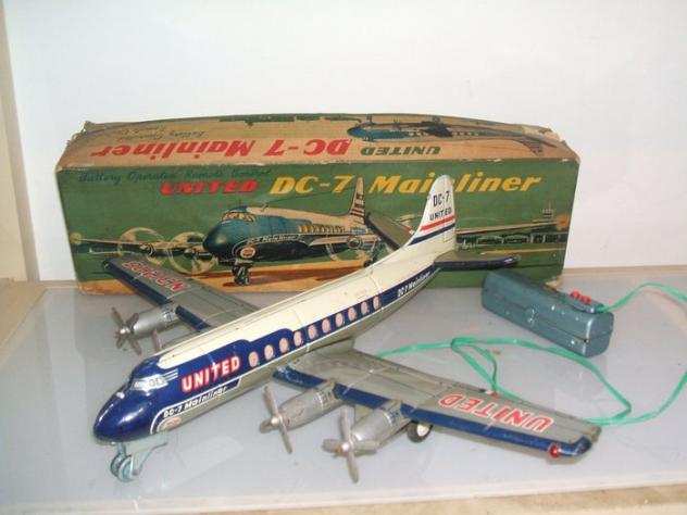 Modern Toys - Giocattolo di latta UNITED DC 7 MAILINER - 1960-1970 - Giappone