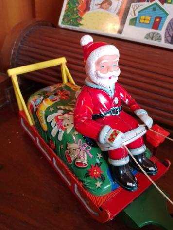 Modern Toys - Santa Claus on Reindeer Sleigh - 3488 - Slitta Santa Claus - 1960-1969