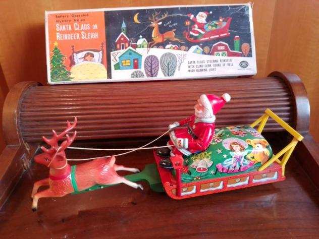 Modern Toys - Santa Claus on Reindeer Sleigh - 3488 - Slitta Santa Claus - 1960-1969