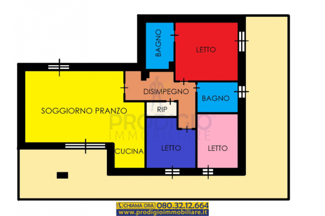 Modernissimi appartamenti in centro di nuova costruzione in vendita a Molfetta