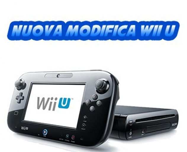Modifica assistenza SoftMod Nintendo Wii U con flash bios ecc