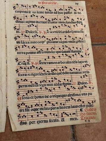 Monaci - Monks - Graduale Sacrosancte Romane Ecclesie, Canto Gregoriano, Pasqua Resurrezione - 1580