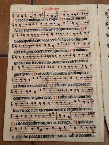 Monaci - Monks - Graduale Sacrosancte Romane Ecclesie, Canto Gregoriano, Pasqua Resurrezione - 1580