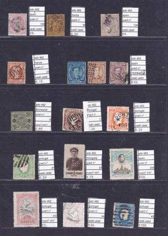 mondiali 18501950 - Collezione di classici paesi europei timbrati MNH e MH cat. euro 2471 - yvert