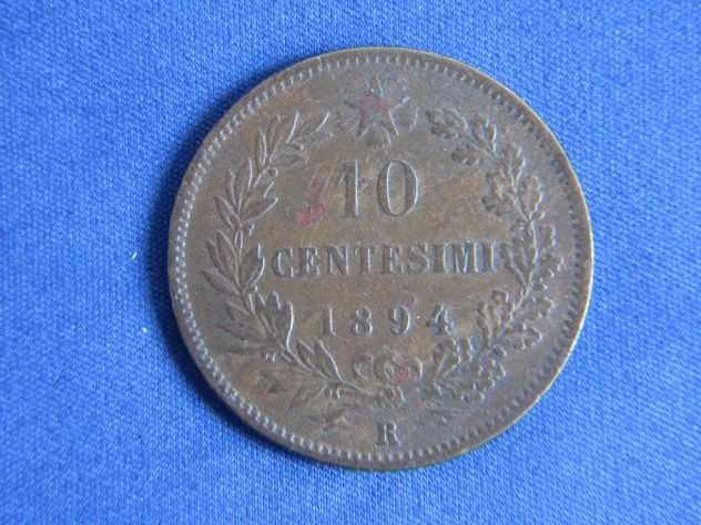 Moneta 10 cent. 1894 Regno dItalia