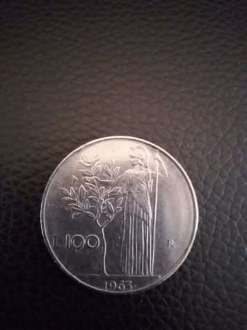 Moneta 100 lire 1963