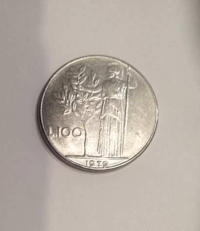 Moneta 100 lire 1979 Minerva