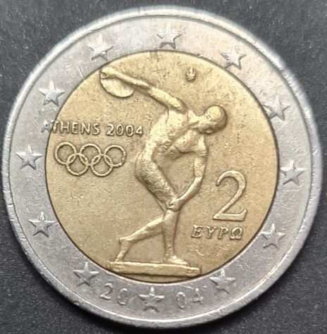 Moneta 2 Euro Grecia 2004 Olimpiadi Atene