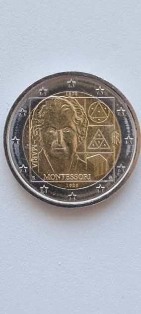 Moneta 2 euro Maria Montessori