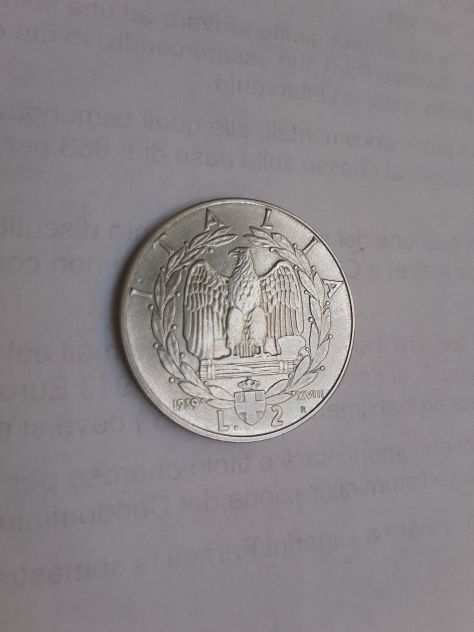 moneta 2 lire del 1939 XVIII  falso