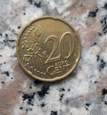 MONETA 20 CENTESIMI EURO DEL 2002 OLANDA - MAI CIRCOLATO -