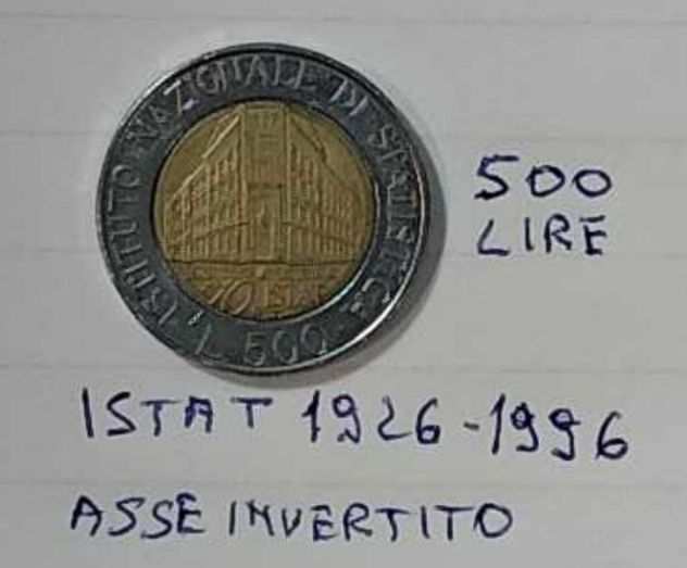 moneta 500 lire istat