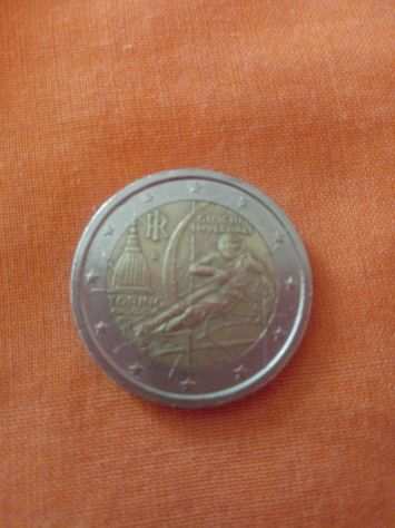 Moneta da 2 euro giochi invernali torino 2006