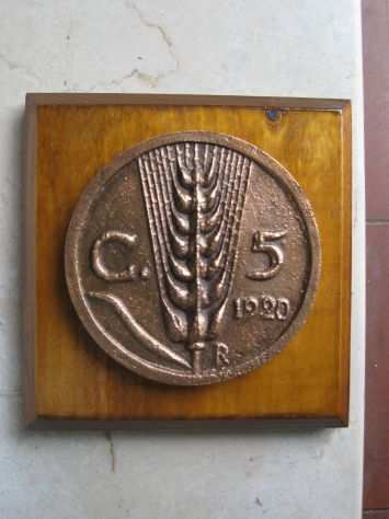Moneta da 5 cent del 1920 (riproduzione)