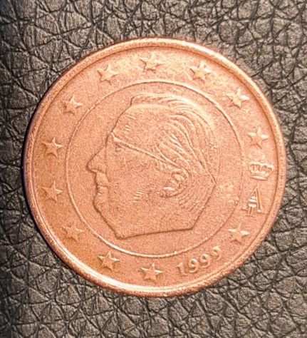 Moneta Euro 5 Cent Belgio 1999