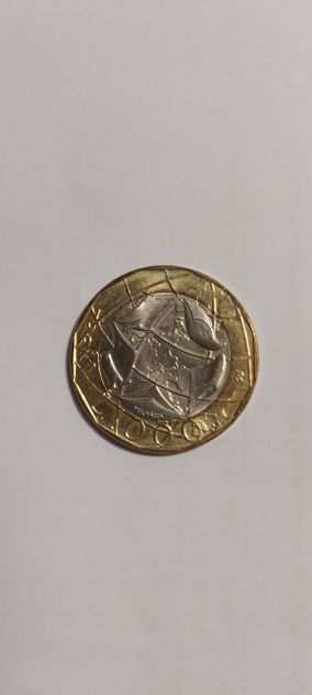 Moneta Italia 1000 Lire Bimetallica Con Errore Di Conio Germania 1997