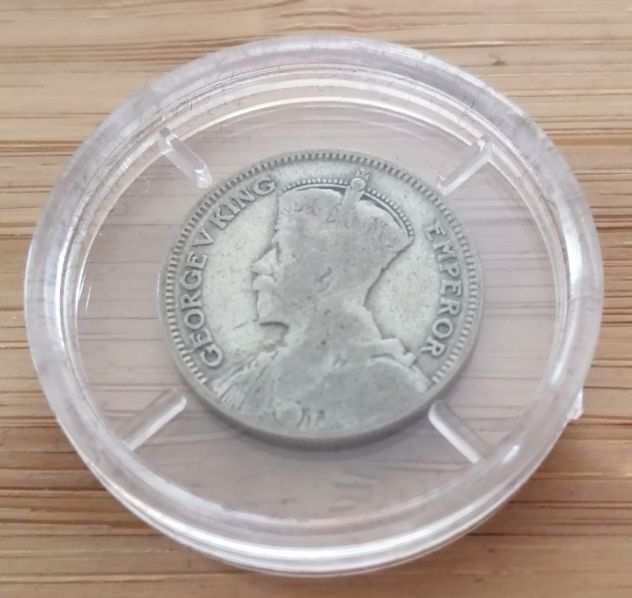 Moneta Nuova Zelanda 1934 da 6 Pence