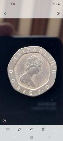 Moneta quotRaraquot ELIZABETH II Twenty Pence Anno 1982