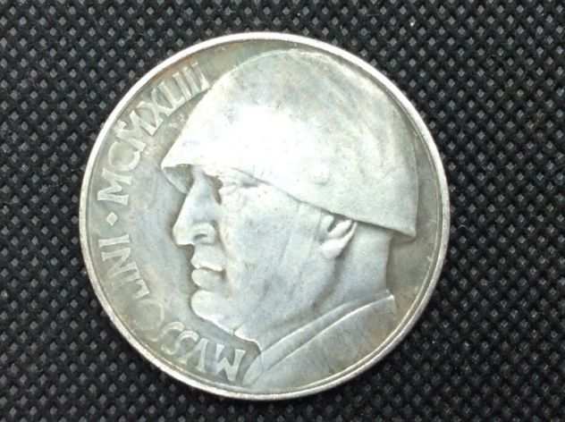 Moneta rara di Mussolini 20 Lire del 1943